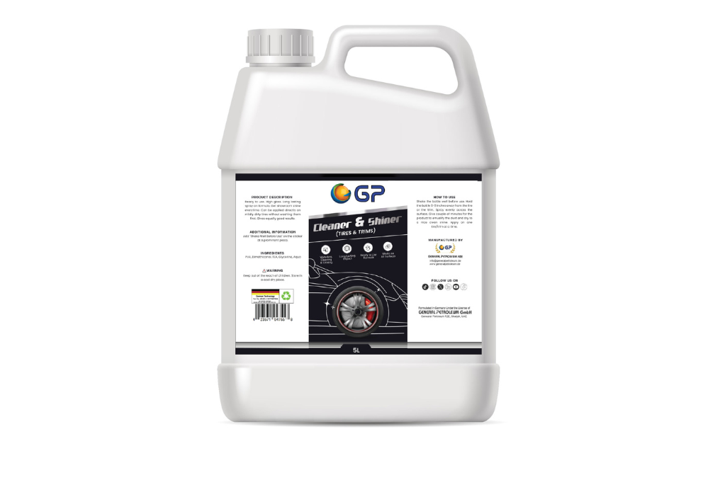 GP Cleaner & Shiner – Tire and Trim Cleaner, Instant Shine, Long-Lasting Protection, Waterless Cleaning Formula, Ready to Use
