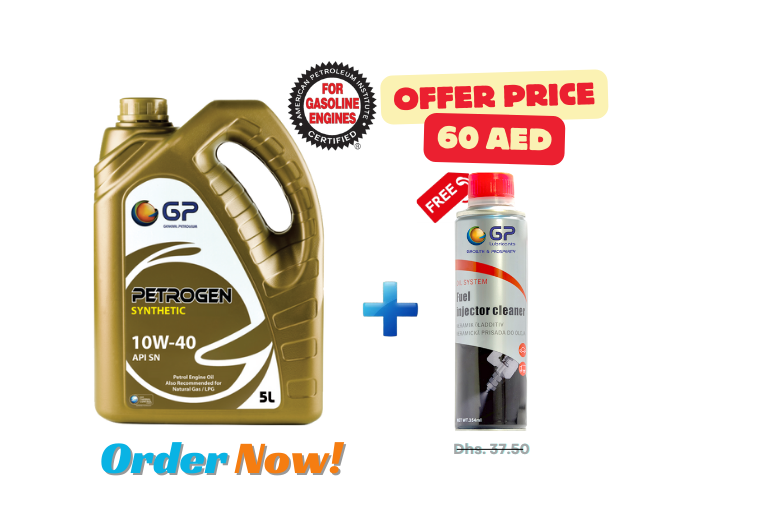 BUY (GP SYNTHETIC 10W40 API SN) GET (SPRAY LUBRICANT & PENETRATING  OIL) FREE