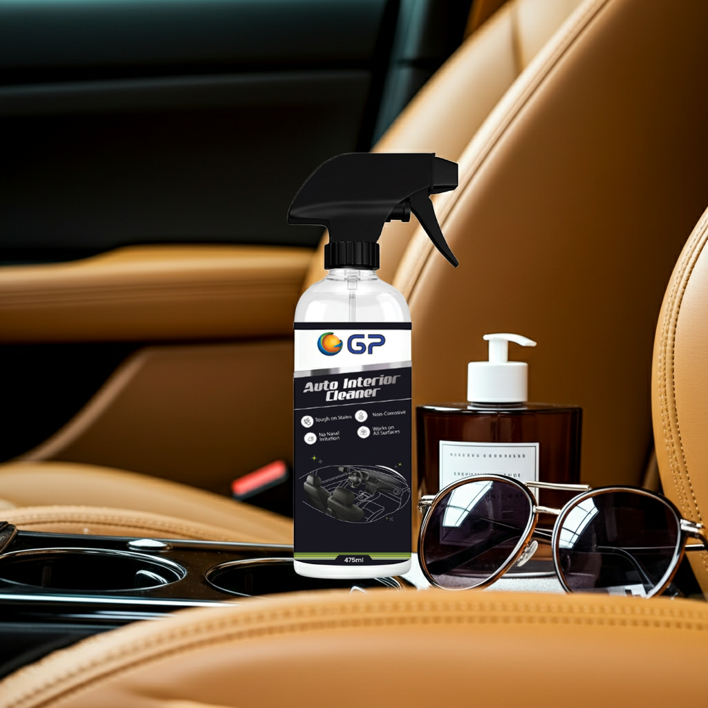 GP Auto Interior Cleaner – All Surface Car Interior Cleaning Spray, Non-Corrosive, Tough on Stains, Odor-Free Formula, Safe for Leather, Fabric, and Plastic