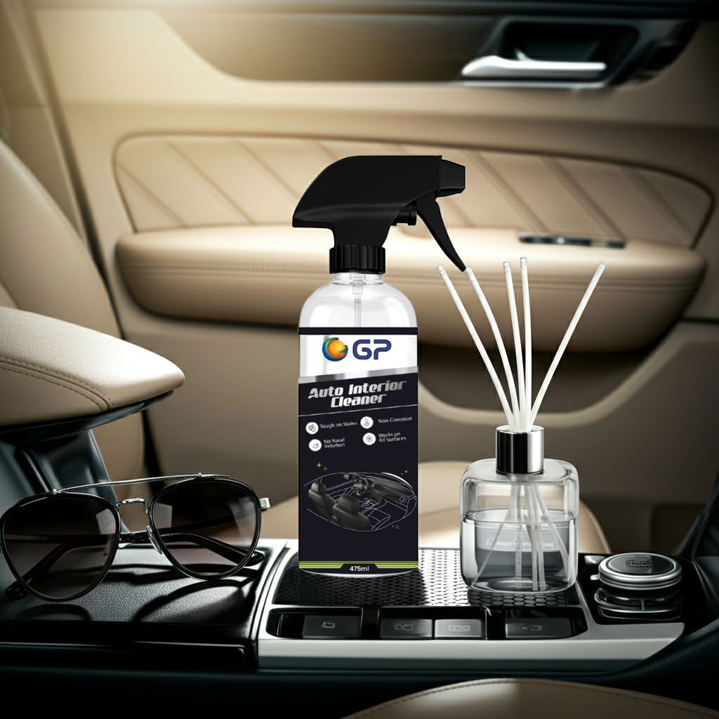 GP Auto Interior Cleaner – All Surface Car Interior Cleaning Spray, Non-Corrosive, Tough on Stains, Odor-Free Formula, Safe for Leather, Fabric, and Plastic